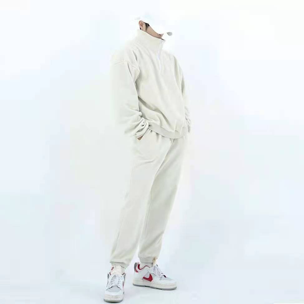 Low Moq Two Piece Set Jogger Sweatsuit Clothing Mens Tracksuits Fleece Jogger Set