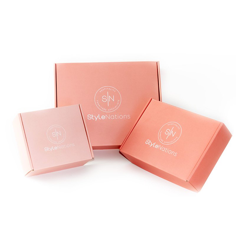 Custom Bio-Degradable Paper Shipping Mailer Boxes Glossy Lamination Silk Screen Printing Food Watches Double-Side Paper Box