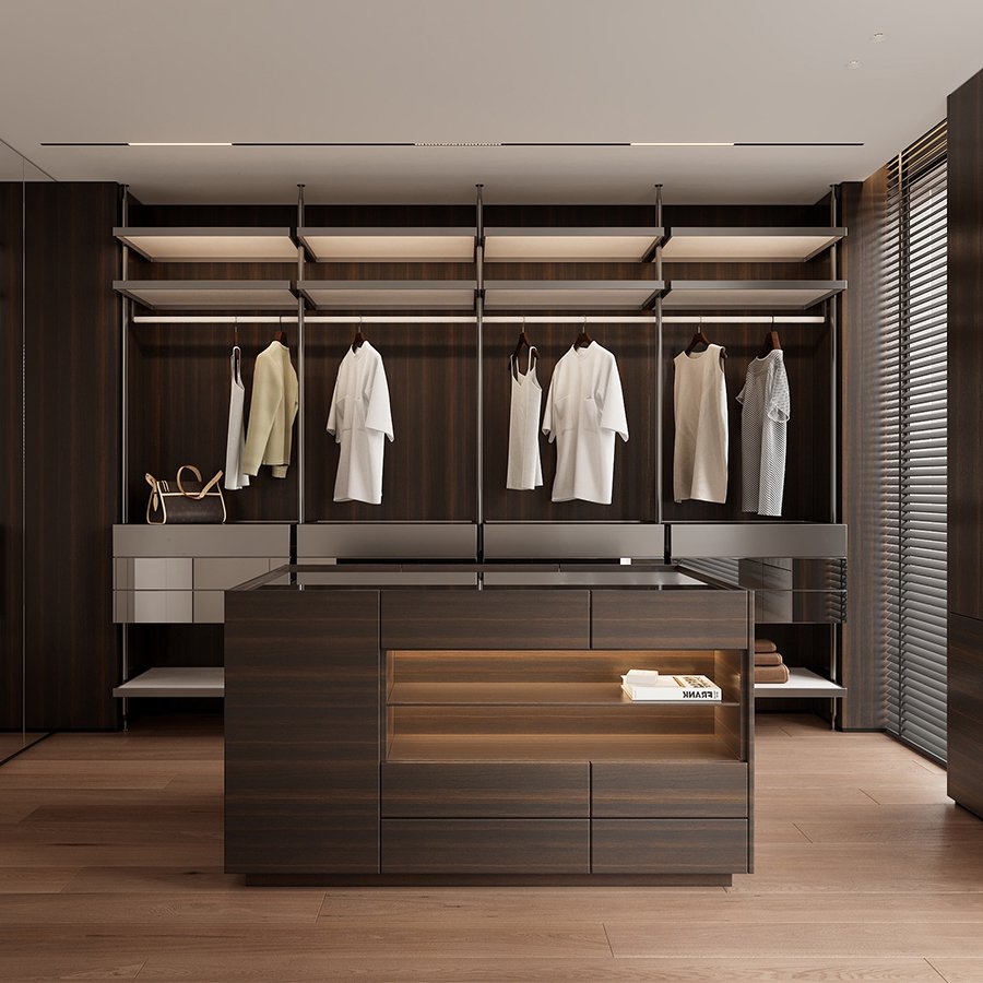 Factory Direct Deal Drawer Wall Cabinet Wardrobe Dresser For Bedroom Hangers New Design EU Frameless Style Living Room Furniture