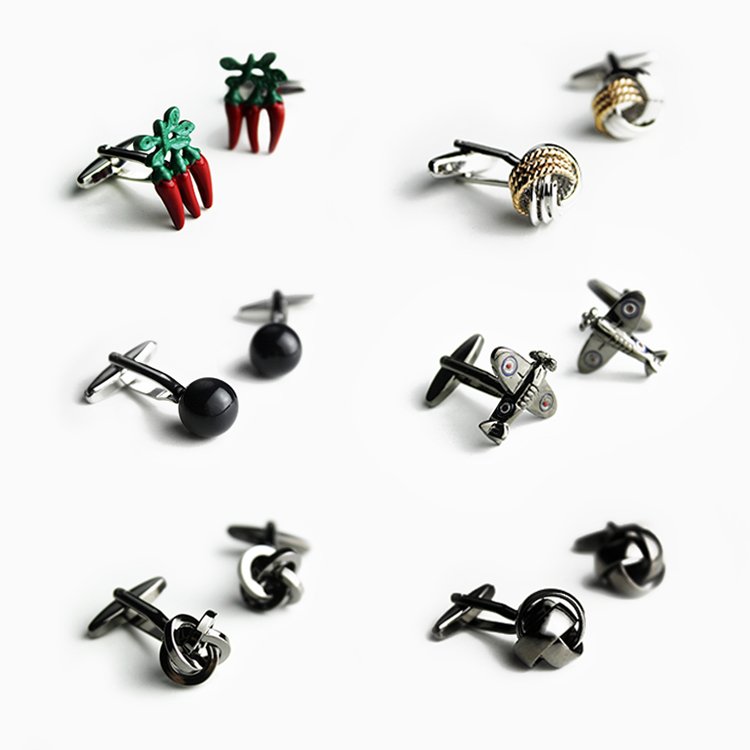 Custom Cufflinks Men Sublimation Cuff Links Men Cufflinks Box Wholesale Bouton Manchette