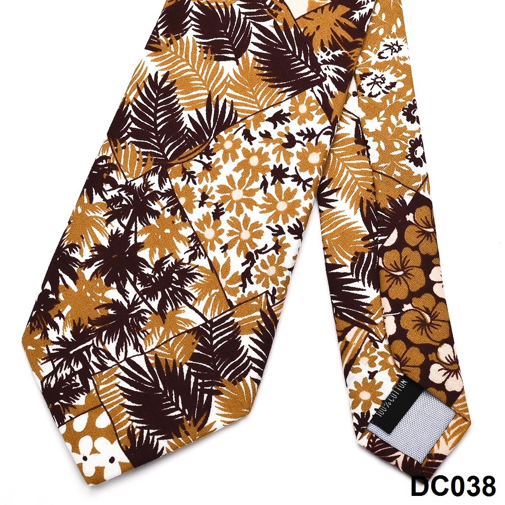 YiLi Factory Custom Floral Digital Shengzhou Handsome Screen Printing Pure Corbata Men Cotton Tie Set