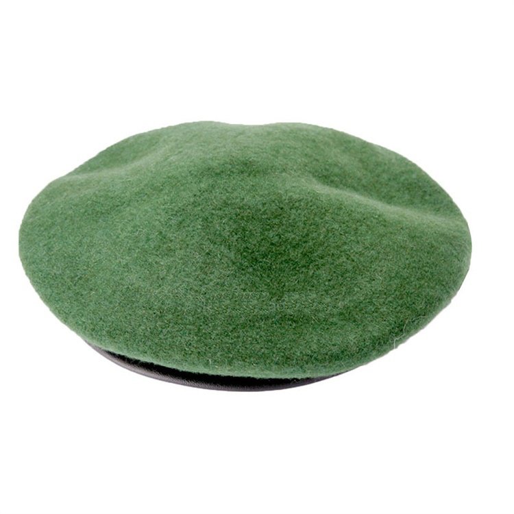 Logo Customized Retail Hot Men Women Unisex Hat Caps Black Death Squads CS Daily Training Camping Hat Breathable Pure Wool Beret