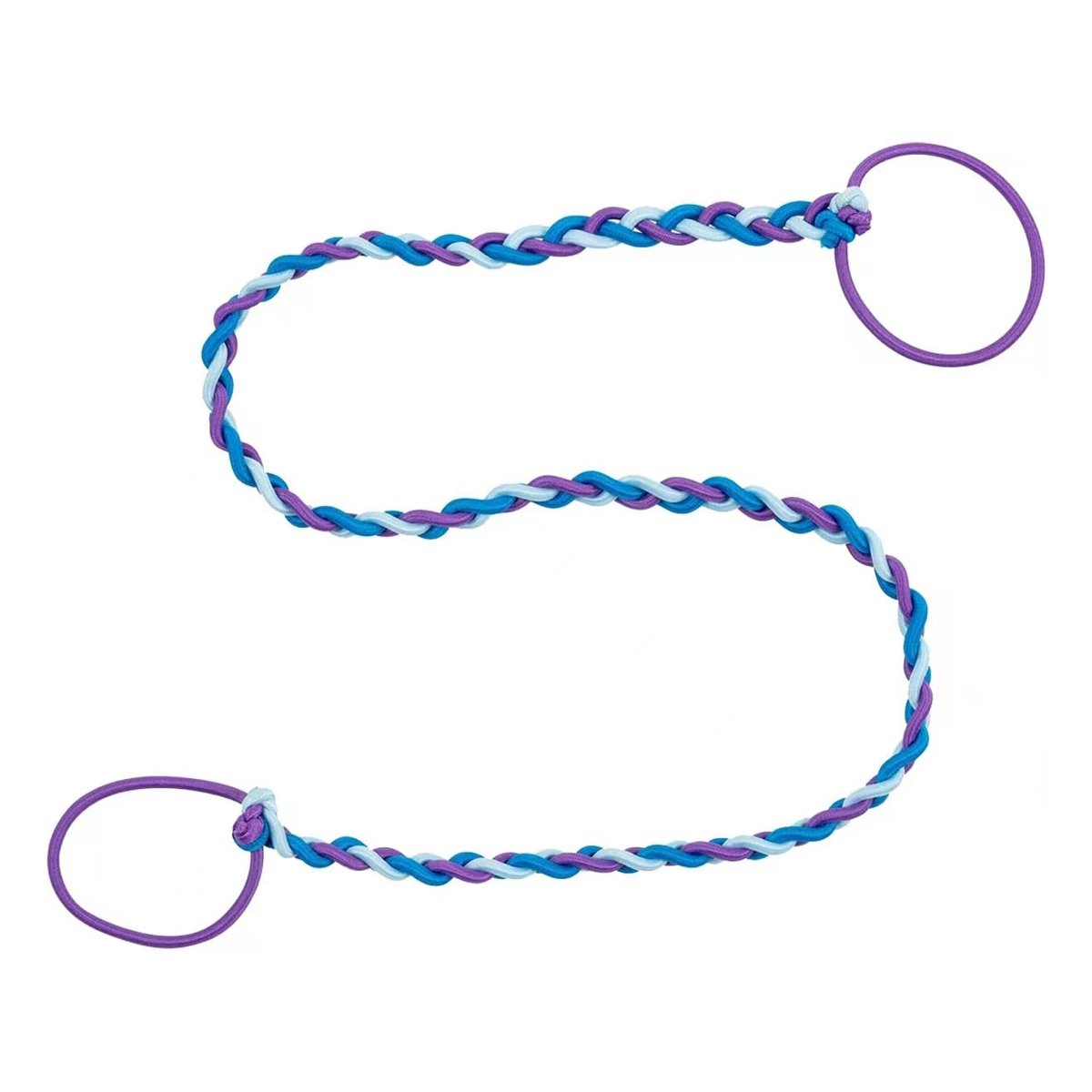 Surf diving sports long wrap ponytail holders no damage colorful elastic hair bands spiral braided hair ties