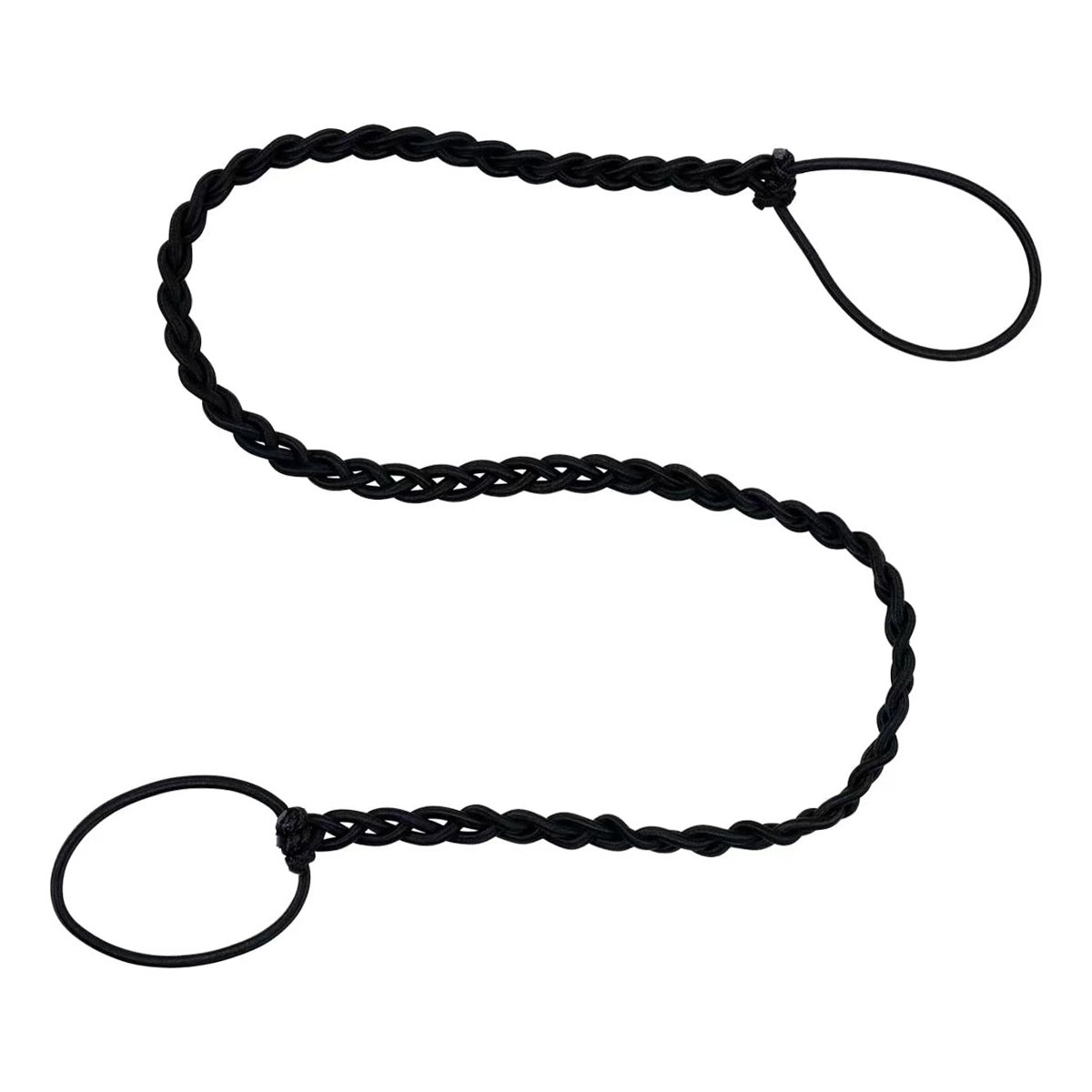 Surf diving sports long wrap ponytail holders no damage colorful elastic hair bands spiral braided hair ties