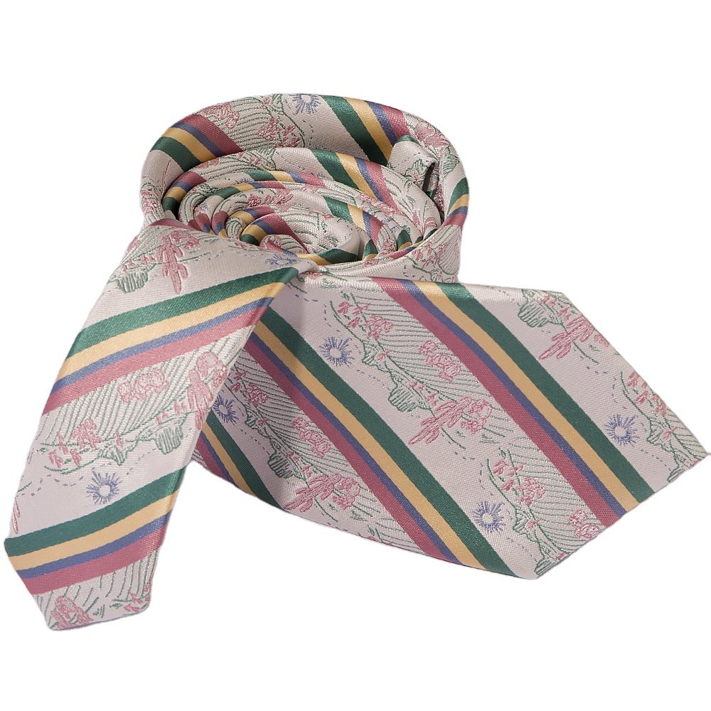 YiLi JK Style Jacquard Woven Microfiber 1200 Stitches Men Tie