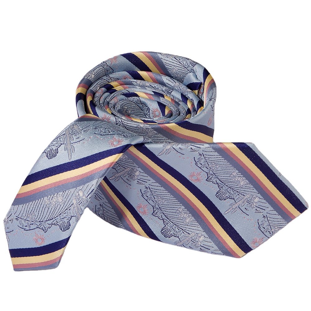 YiLi JK Style Jacquard Woven Microfiber 1200 Stitches Men Tie
