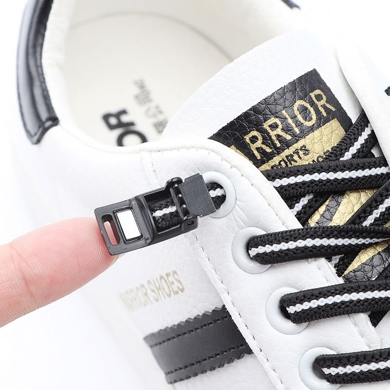 Free sample Outdoor Leisure Sneakers Magnetic Shoelaces Elastic Flat Colorful Lazy Shoe laces No Tie Flat Magnetic shoelace