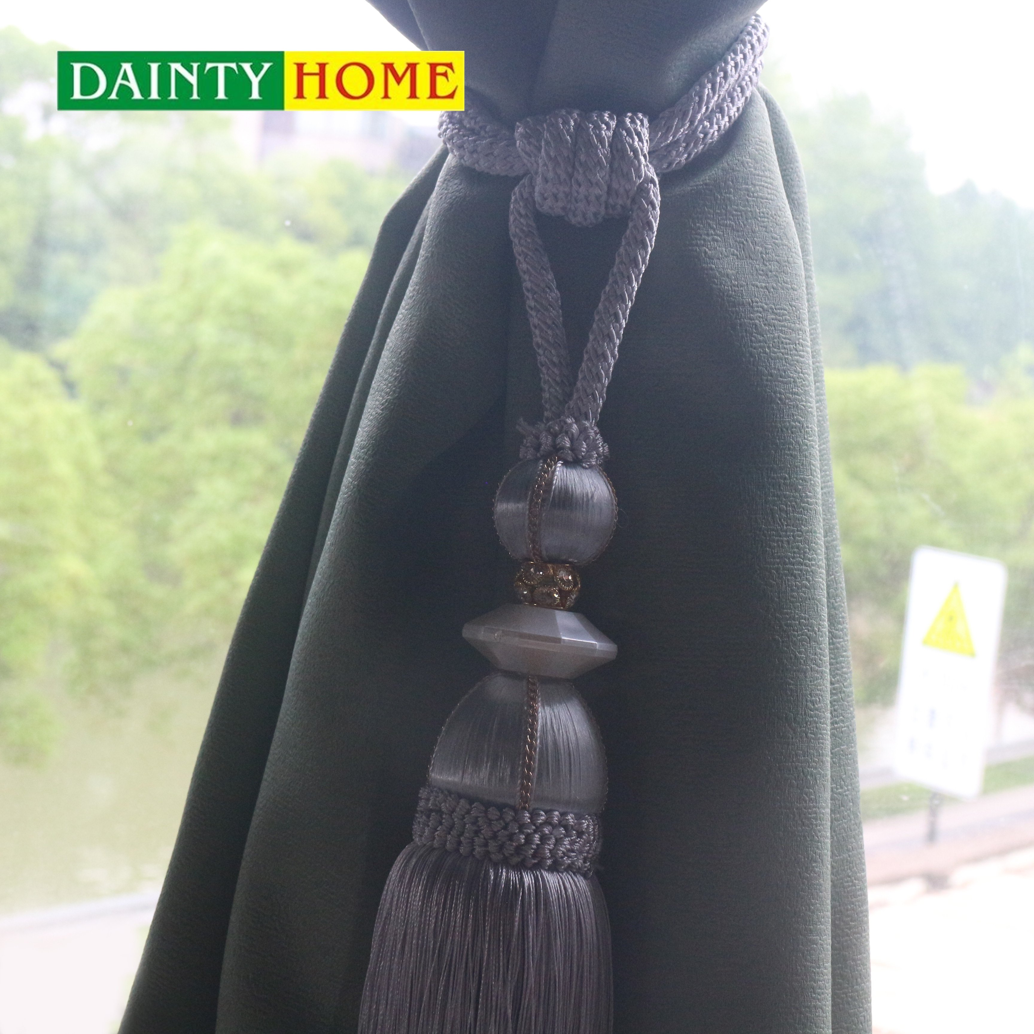 New arrival cheap colorful window decors curtain trimming curtain tassels