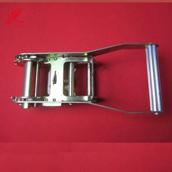 50mm 5T cargo lashing ratchet tie down ratchet buckle for lashing strap with rubber handle rubber cover