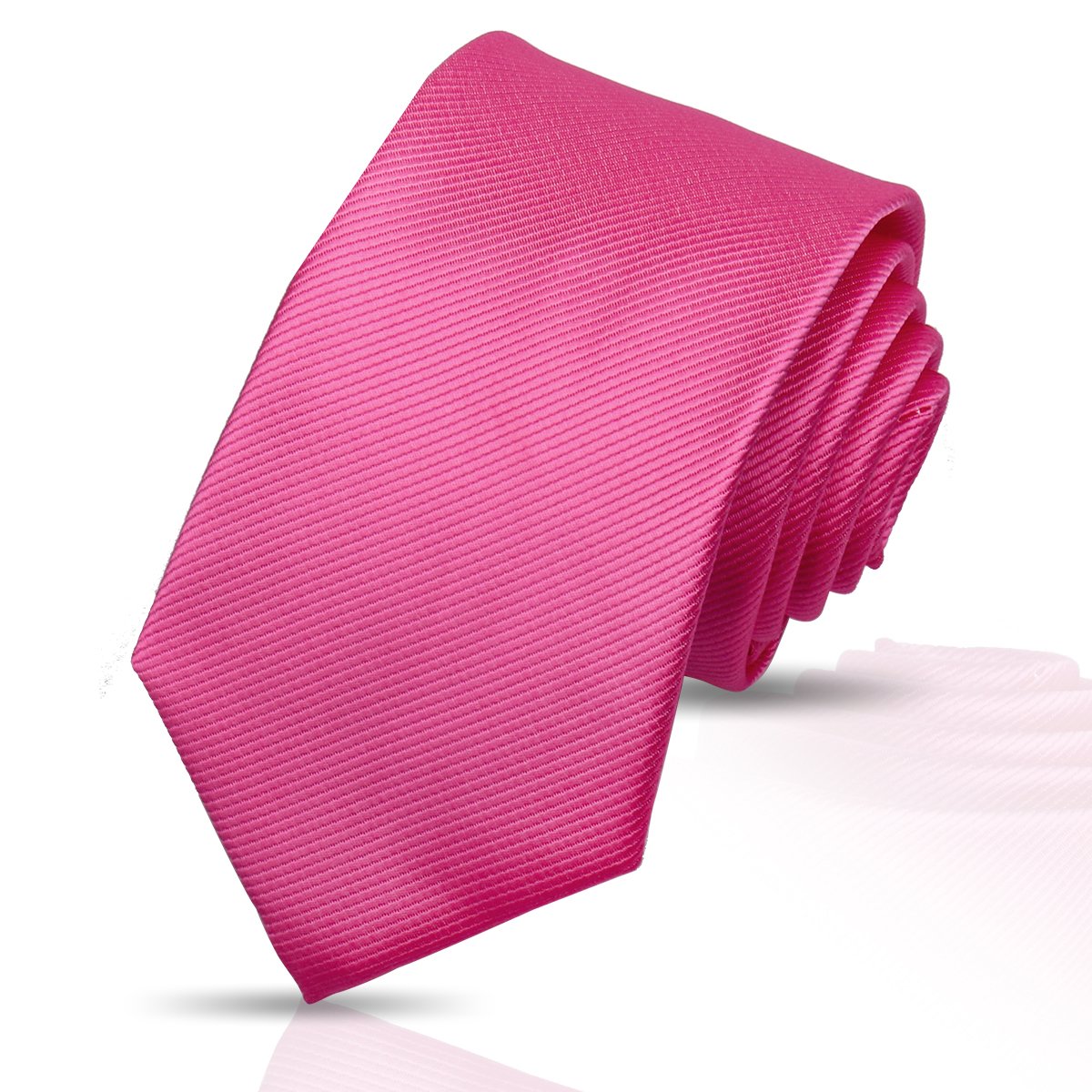Slim 7.5cm Fashion Business Necktie Black Solid Color Neck Ties For Mens Striped Pink Blue Green Tie Gravatas For Party Wedding