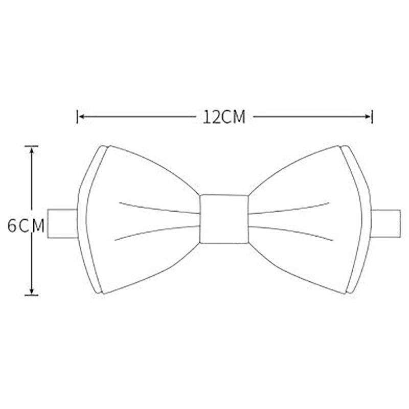 Custom Silk Polyester Necktie Wholesale Solid Color Wedding Pre-tied Bow Ties shirt 6cm Bow Ties for Men