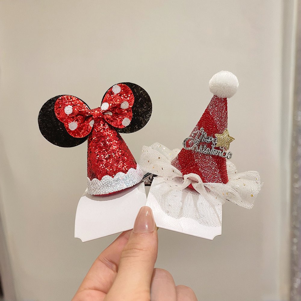 New Christmas Deer Horn Hairpin Headdress Adult and Children's Hair Accessories Holiday Decoration Clip