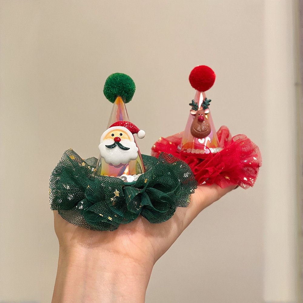 New Christmas Deer Horn Hairpin Headdress Adult and Children's Hair Accessories Holiday Decoration Clip