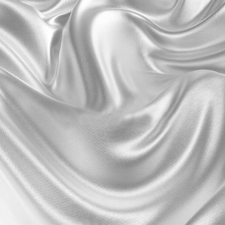 Factory price 100% polyester recycled satin-fabrics 2022 white bridal stretch silk satin fabric for wedding dress