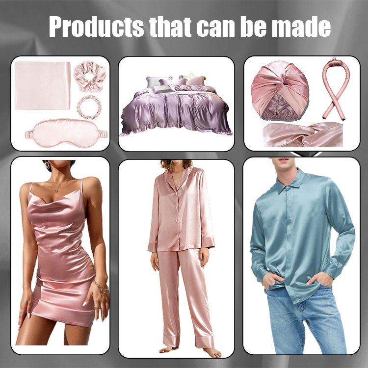 Factory price 100% polyester recycled satin-fabrics 2022 white bridal stretch silk satin fabric for wedding dress