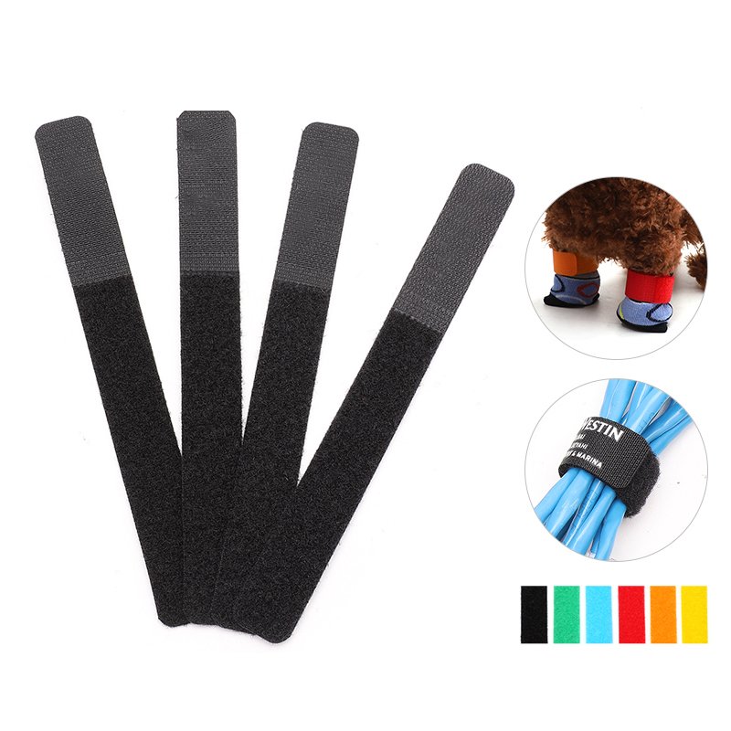 Stretchy Hook And Loop Cinch Straps Extension Cord Cable Straps Super-stretch Elastic Cable Ties