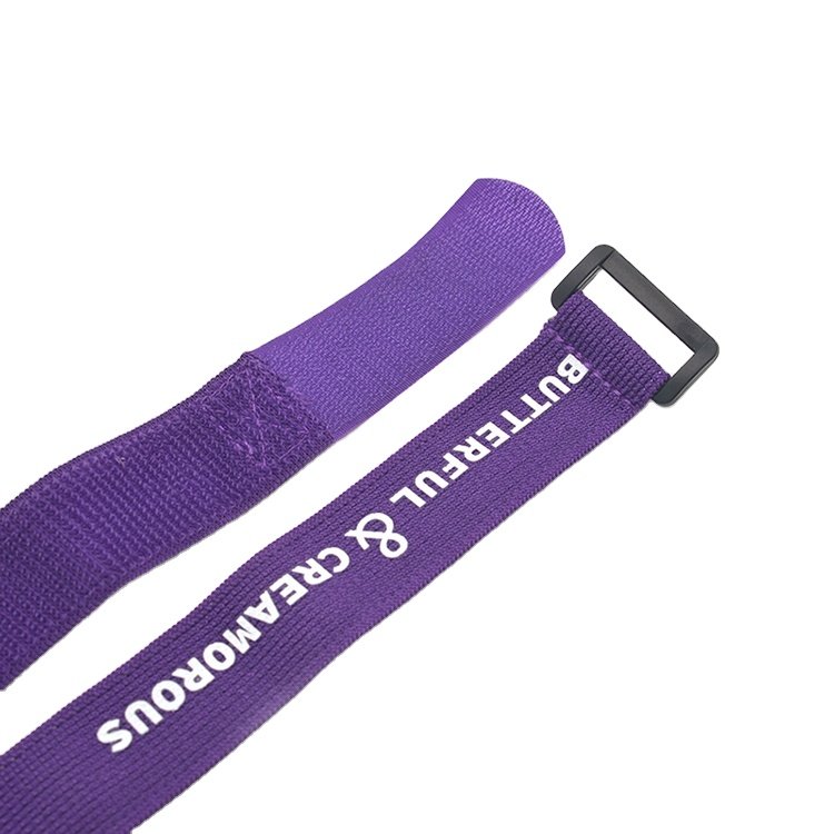 Custom Velcroes Strap Eco-Friendly Soft Adjustable Bike Strap Cable Tie Elastic Hook And loop Strap