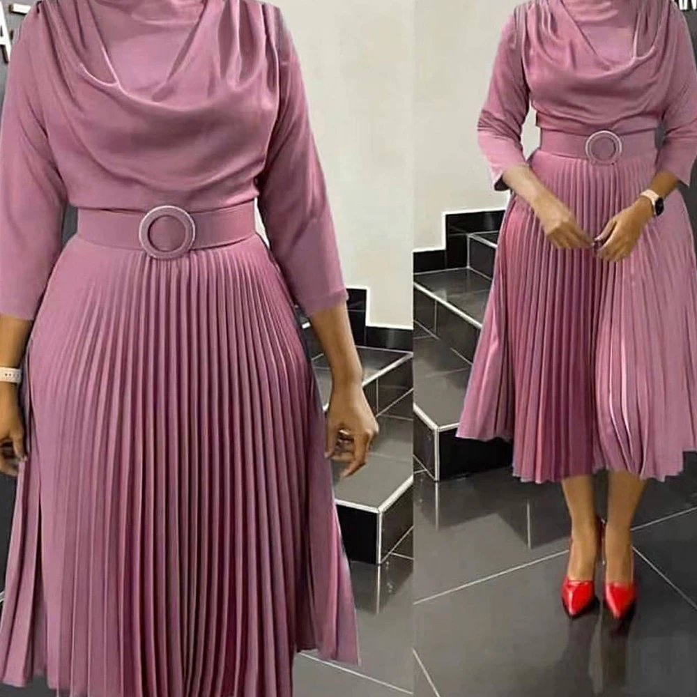 Elegant African Dresses Africa Clothing Office Lady Party Slim Dress Dashiki Ankara Outfits Robe Spring Summer Full for Women