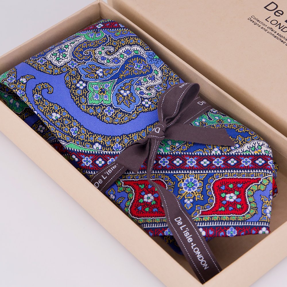Hamocigia Customized Men Fashion Printing Paisley Floral Organic Natural Silk Neck Ties for Men