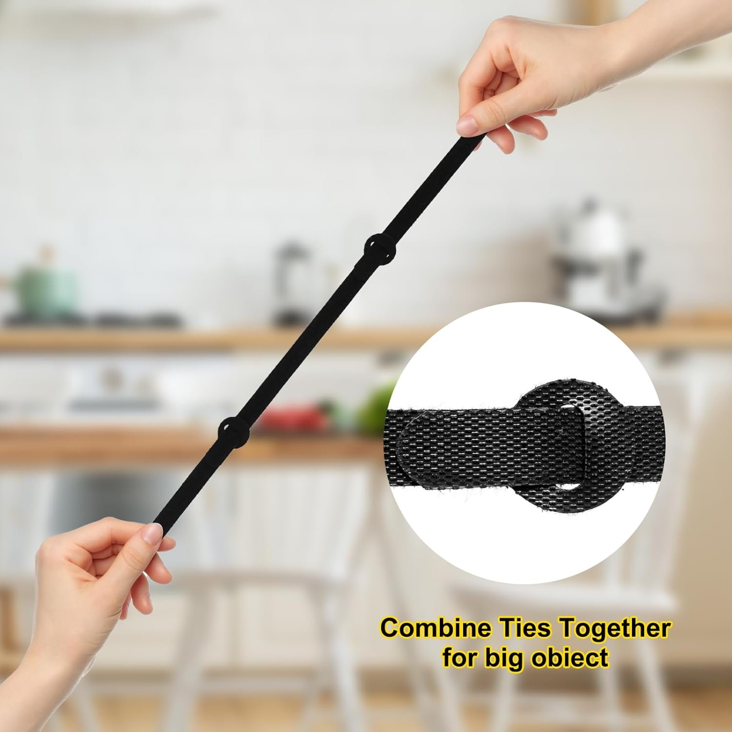 Reusable Adjustable Wire Ties Multi-purpose Cord Organizer Hook & Loop Cord Ties Cable Management 6 Inch Cable Fastener Straps