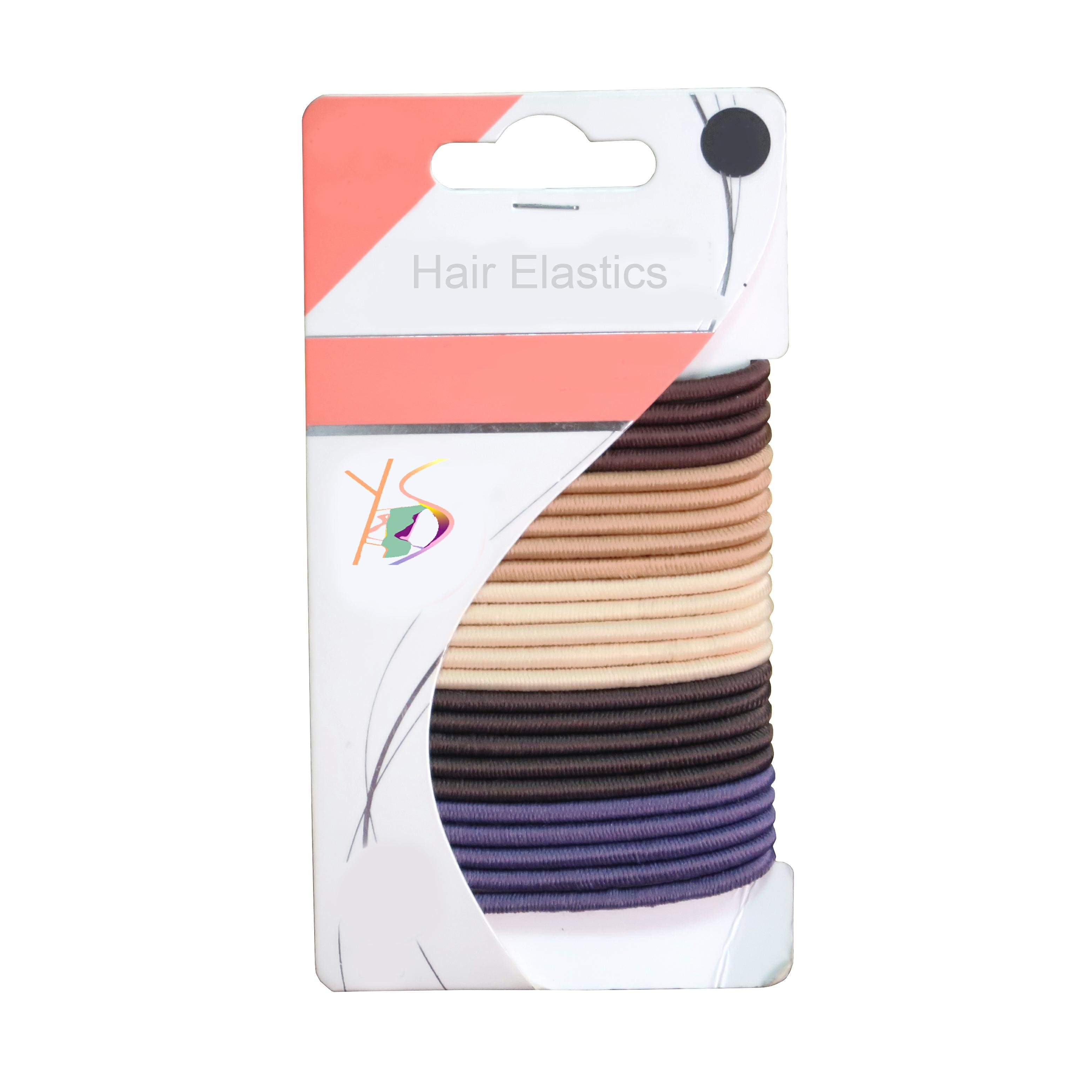 Factory Wholesale Women Girls Fashion Basic Hair Accessories Thin Elastic Hair Ties Elastic Hair Band