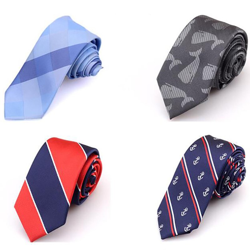 Free Sample Custom Satin Stripe Black Polyester Wedding Tie