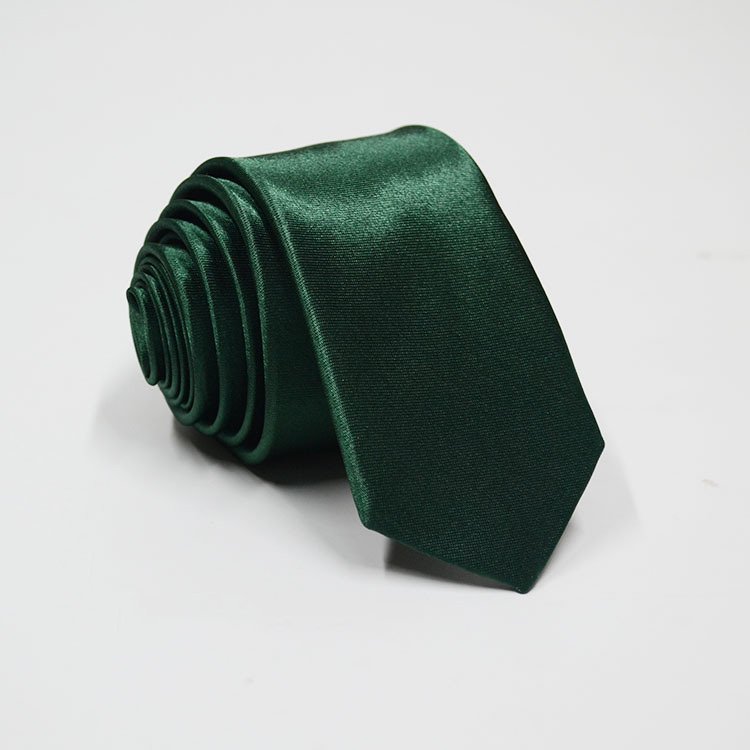 Best seller cravatte slim per uomo men's luxury ties plain yellow 5cm skinny solid color necktie fob solid light green ties