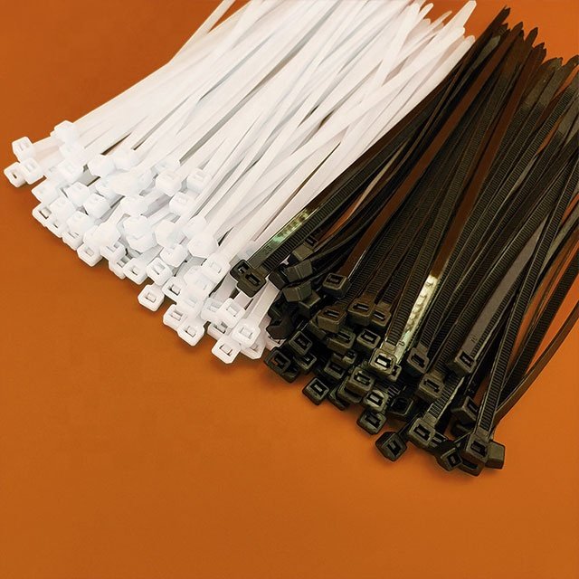 Durable Factory Oem Uv 4.8*300Mm Fastener Self Locking Nylon Cable Zip Tie Plastic Cable Tie