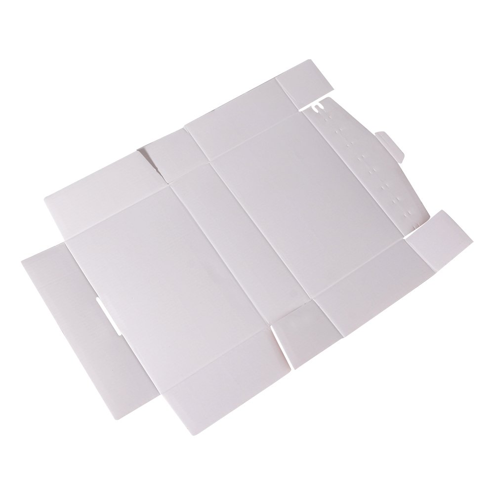 Custom Paper Packaging Cardboard Folding Mailer Corrugated Box with Adhesive Tape and Paper Zipper