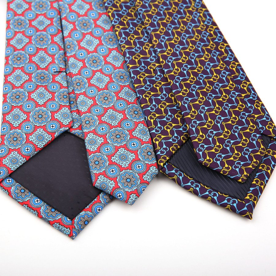 Hot Sale Polyester Printing Mens Necktie Customized Printed Paisley Floral Business Wedding Neck Ties For Men