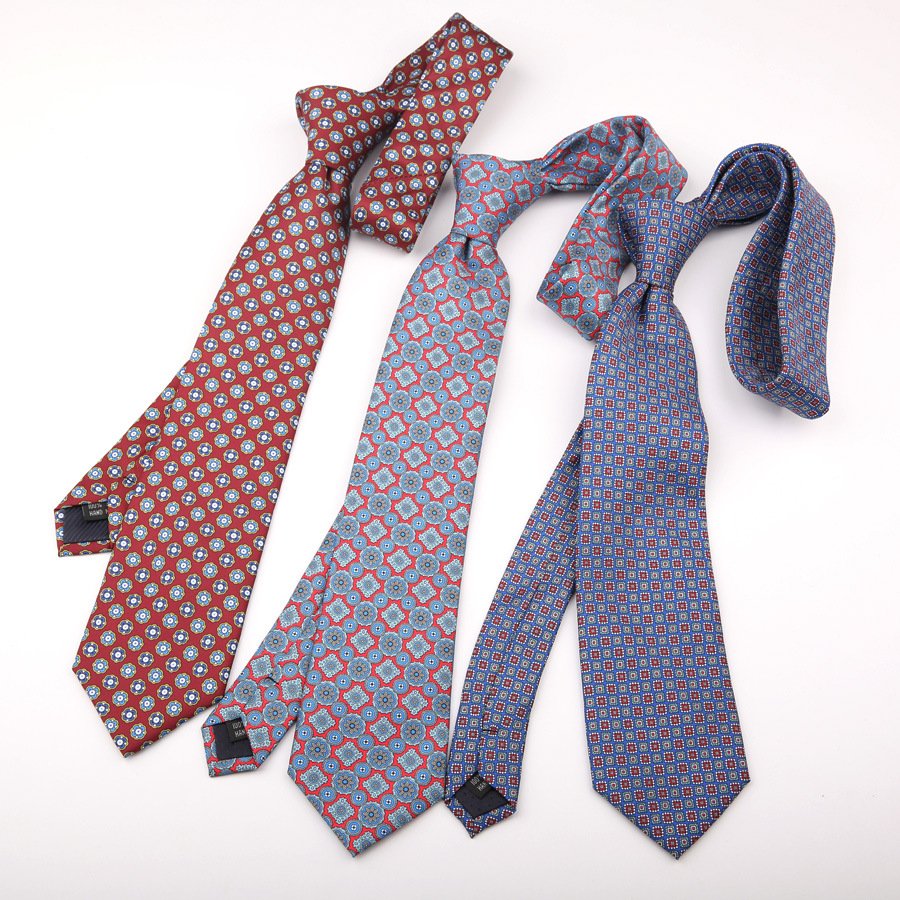 Hot Sale Polyester Printing Mens Necktie Customized Printed Paisley Floral Business Wedding Neck Ties For Men