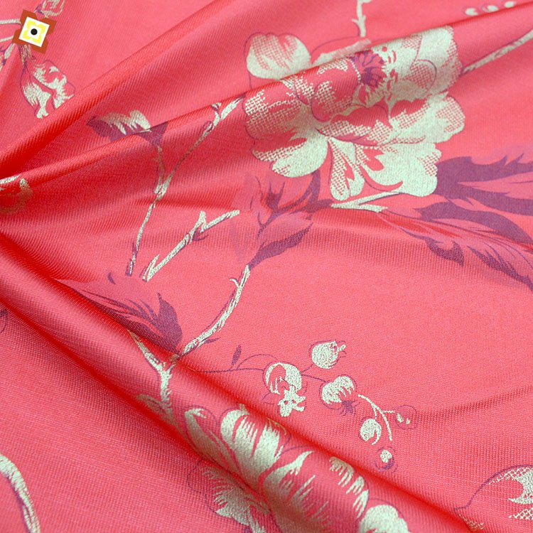 100% polyester mattress fabric gold powder printed warp knitted fabric durable sewing fabric manufacturer wholesale sale