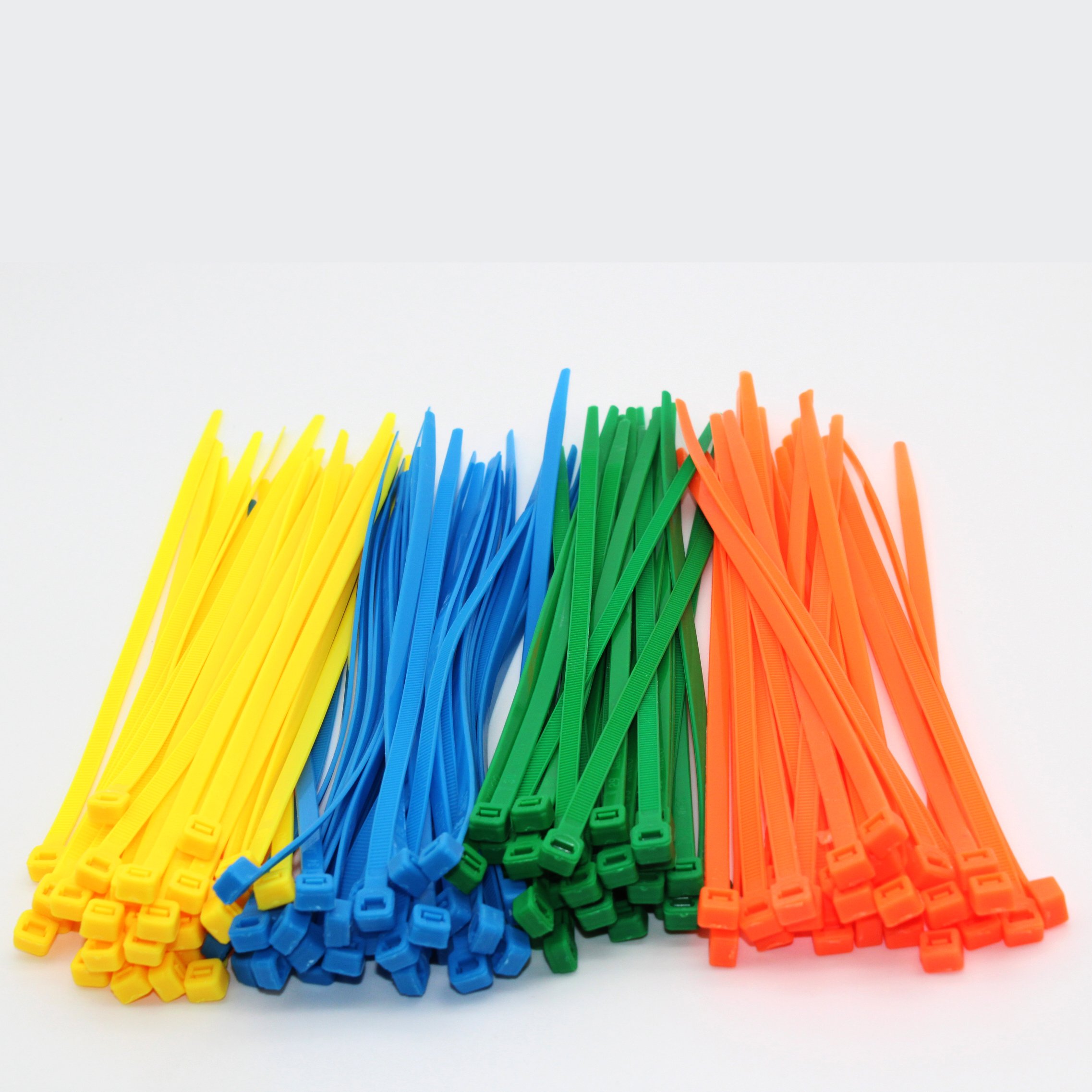 3.6*150mm 6 inch Factory wholesale price customized colorful cable tie lock adjustable self locking cable tie sizes