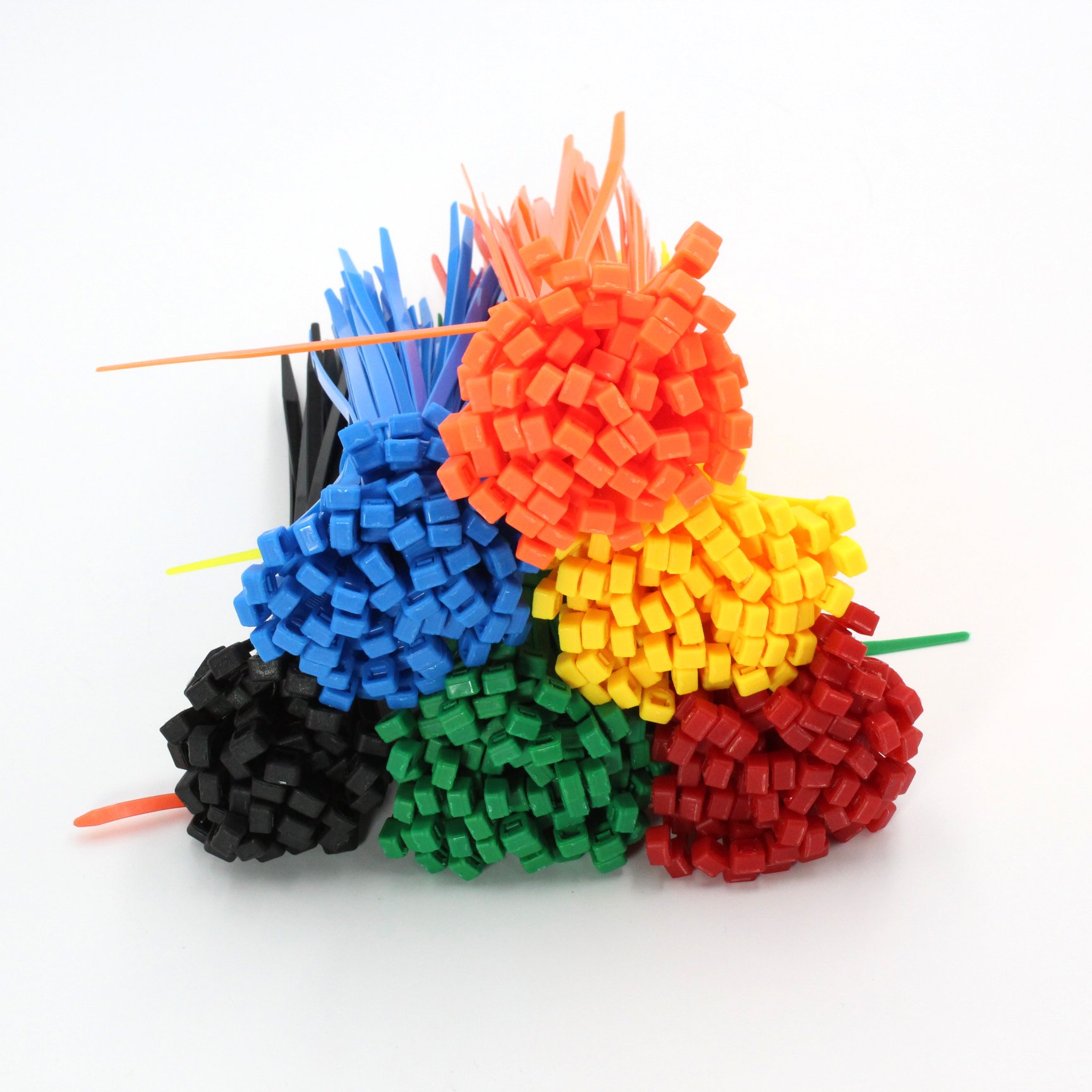 3.6*150mm 6 inch Factory wholesale price customized colorful cable tie lock adjustable self locking cable tie sizes