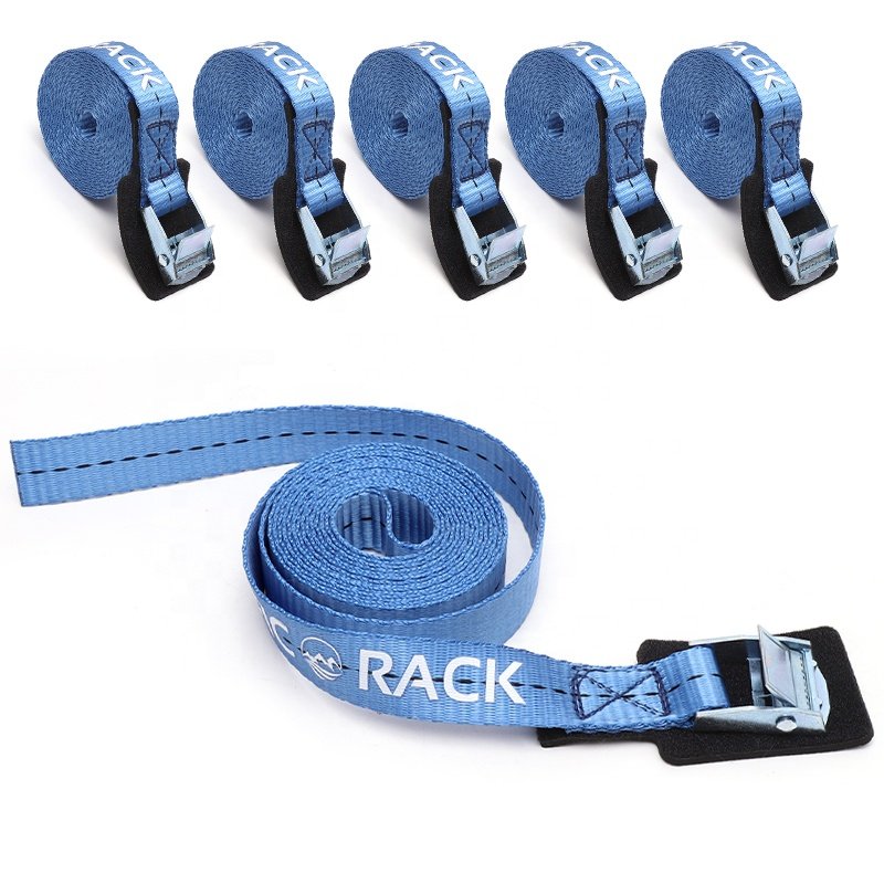 Nylon webbing cam buckle strap cargo lashing luggage belt strap tie down strap for transport