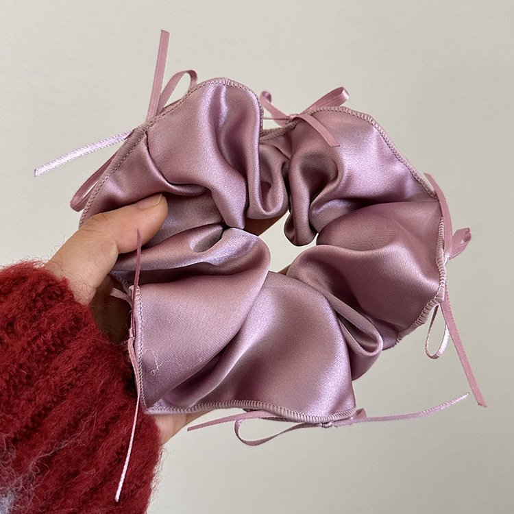 Ribbon bow large headband hair loop tie hair rope elastic band hair accessories