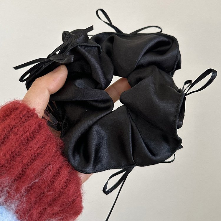 Ribbon bow large headband hair loop tie hair rope elastic band hair accessories