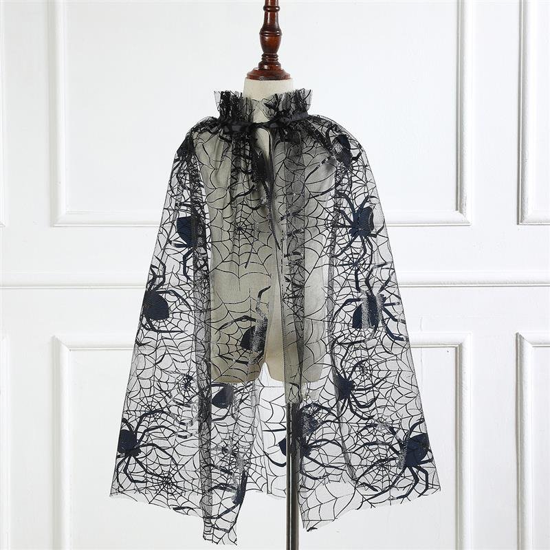 Mesh Gauze Children Strap Tie Performance Thin Princess Holidays Gift Cloak Kids Costume Cape