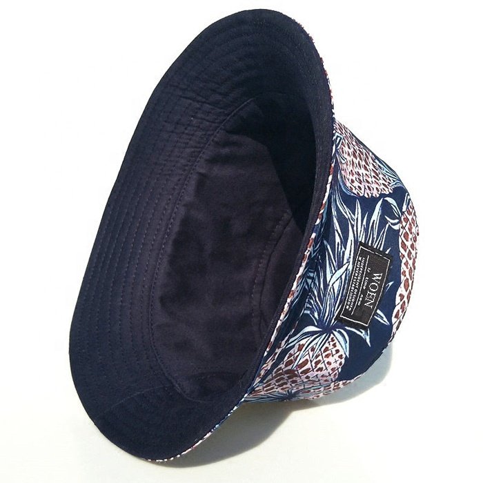 Custom summer cool polyester and cotton full digital printed floral Korea men and women bucket cap and hat