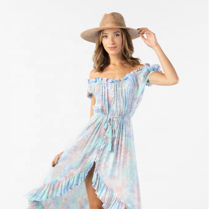 Summer Swimwear & Beachwear Crochet White Knitted Beach Cover Up Casual Dress