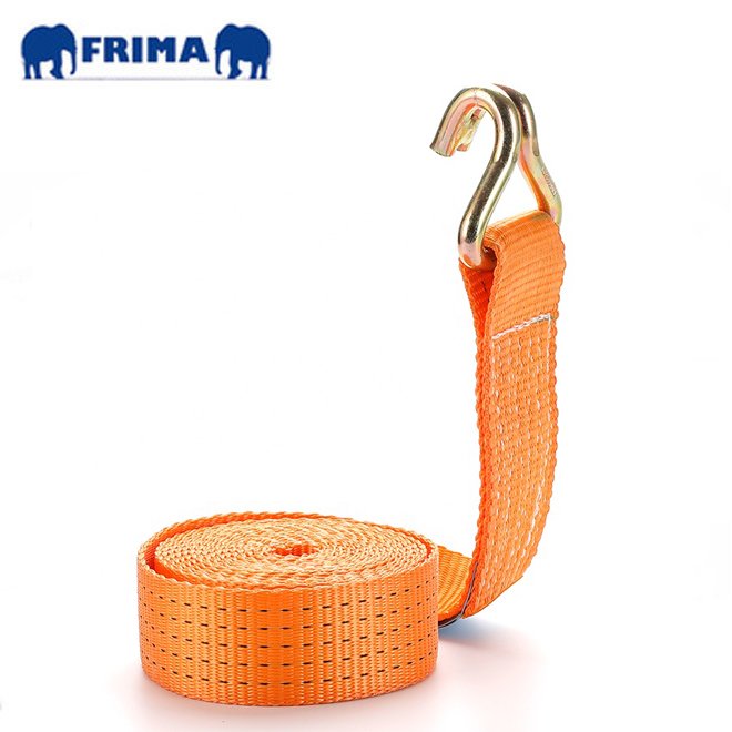 LC2500daN 2inch 50mm 10m 5000KGS Heavy Duty Ratchet Tie Down With Double J Hooks Plastic Handle Ratchet Webbing Strap