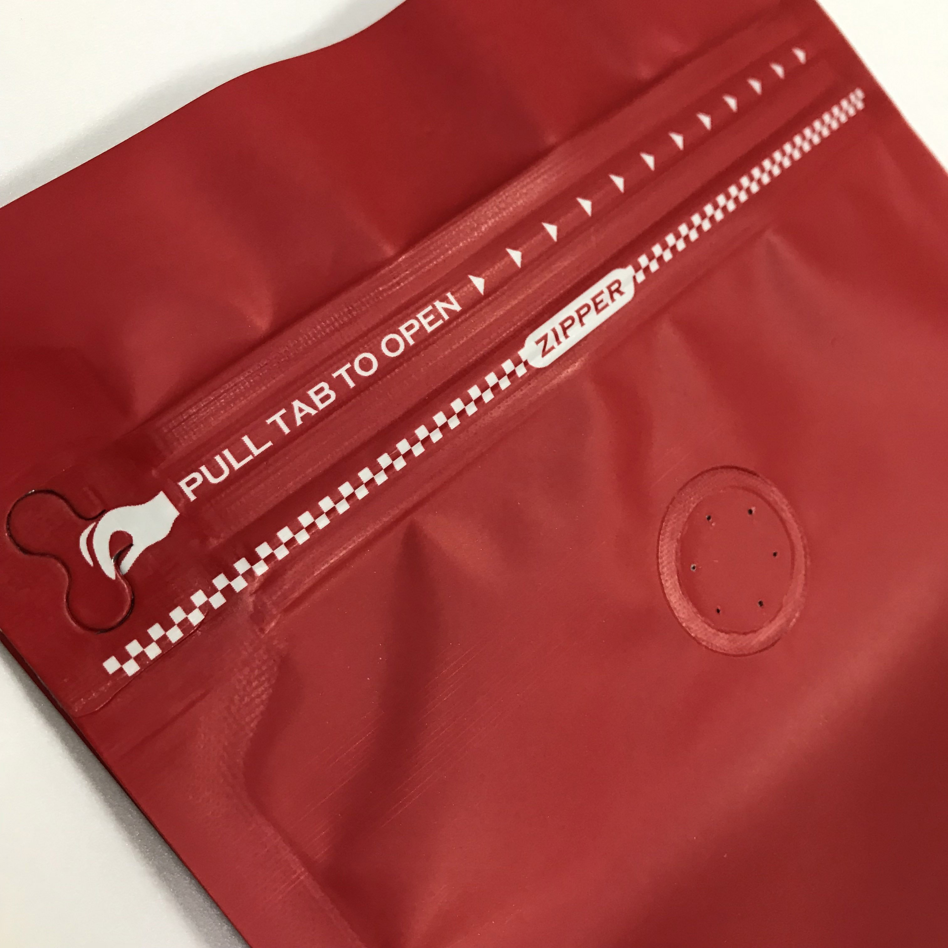 Recyclable 250g coffee bean packaging bag flat bottom coffee bags laminated material with one-way valve