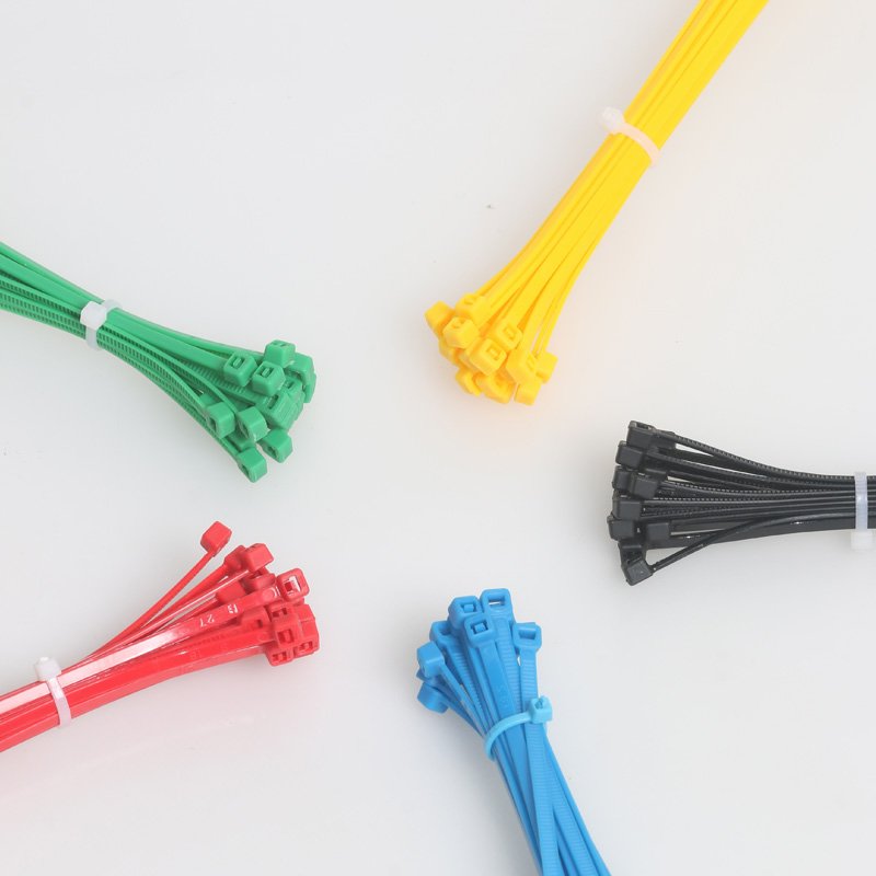 Manufacturer White and black Nylon 66 Cable Ties cable clamps