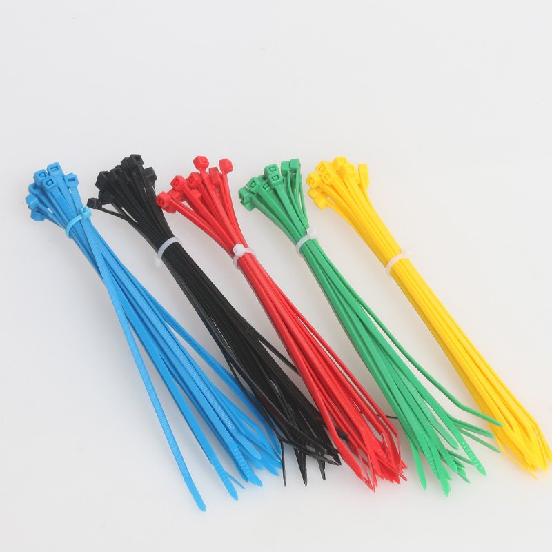 Manufacturer White and black Nylon 66 Cable Ties cable clamps