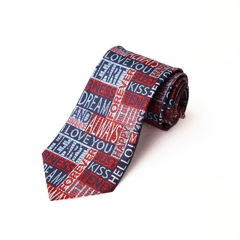 2024 Wholesale Custom High Quality Personalized Polyester Neckties Fashion Korean Ties For Men