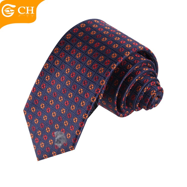 Good Quality Fashion Woven Personalized Polyester Neckties Striped Import Necktie for Men Custom Import Logo Tie Tie