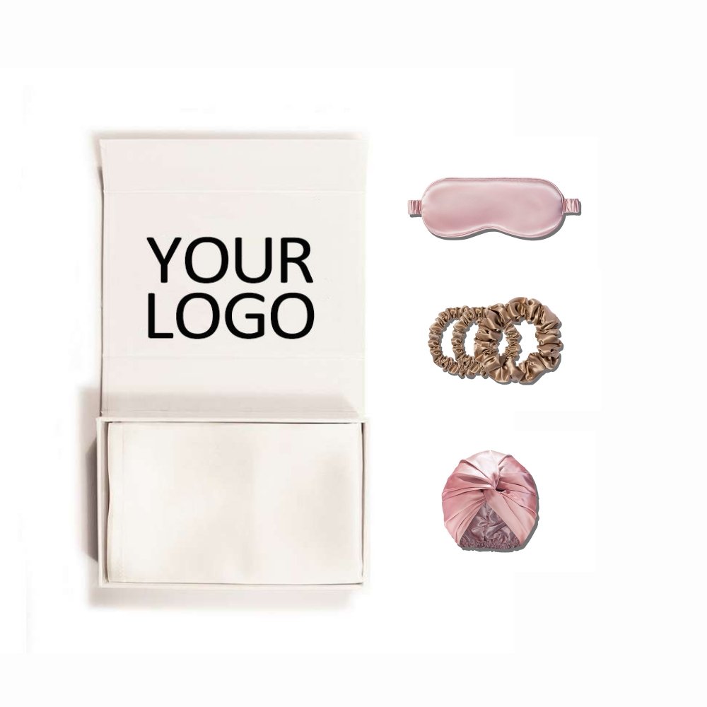 designer custom logo silk soft nightcap Sleep turban Satin hair wrap Accessories pure real mulberry silk hair bonnet