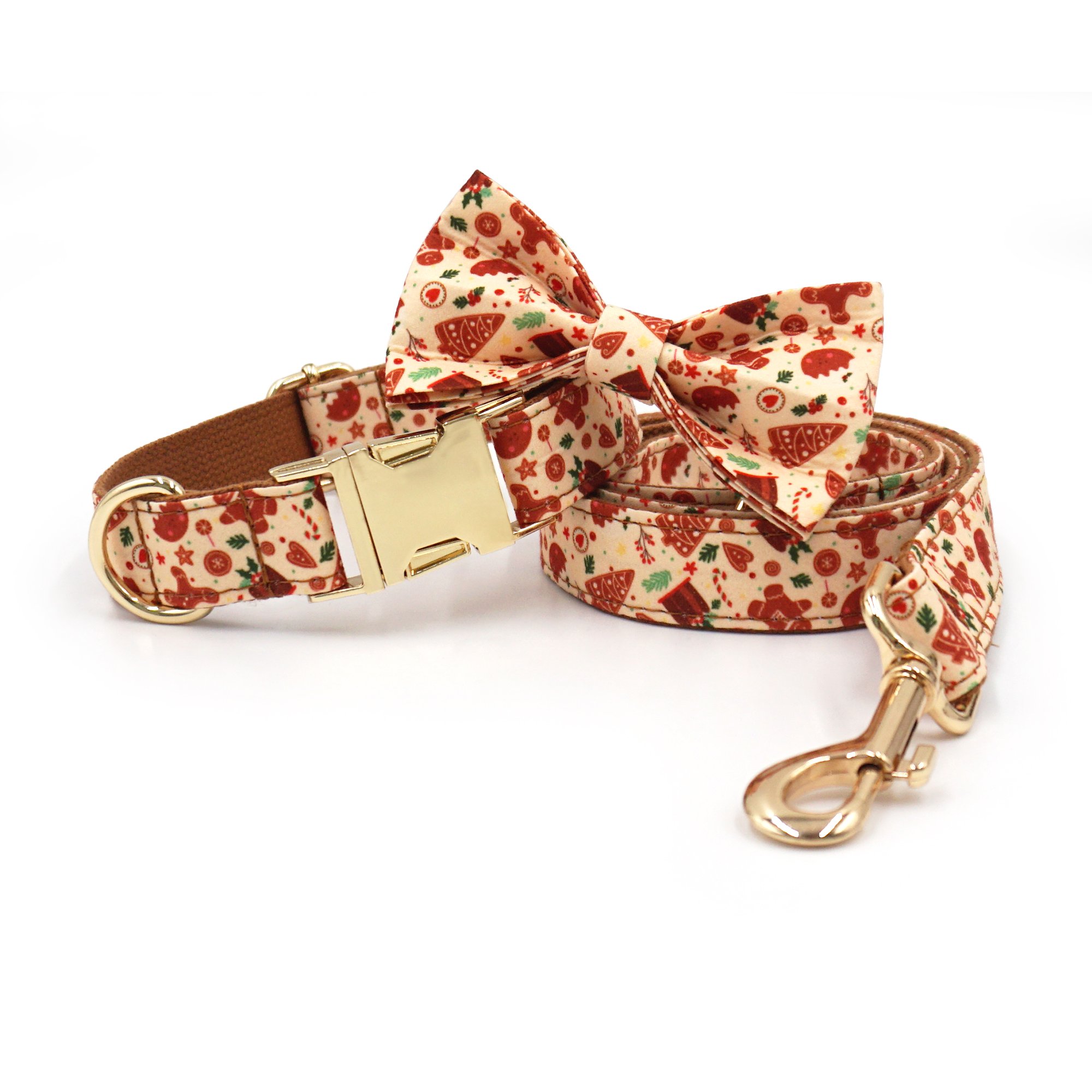 New arrive cute design Christmas dog collar pet suppiesd zinc alloy adjustable Christmas gift dog collar leash puppies bow tie