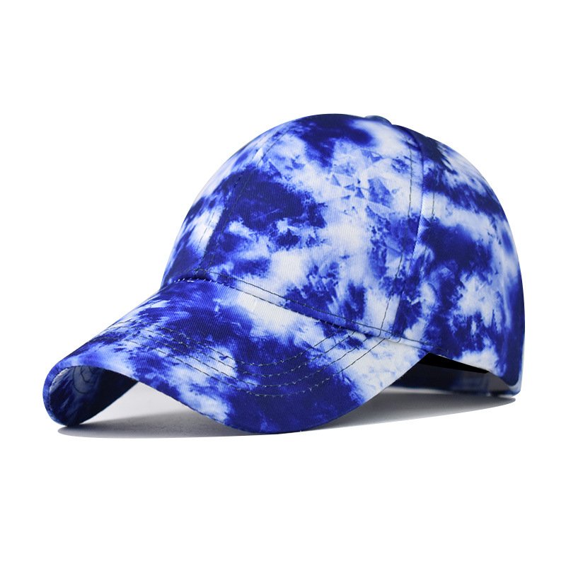 Top sales mixed color tie dye baseball caps for your option tie-dye colors Gorras 2023