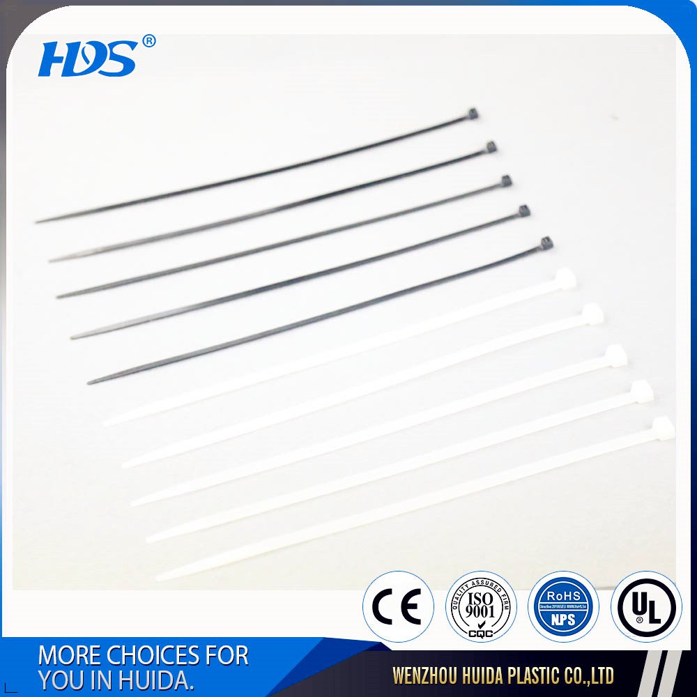UL approved China factory direct nylon self-locking Plastic Cable Ties zip tie 4x250mm 100pcs/bag